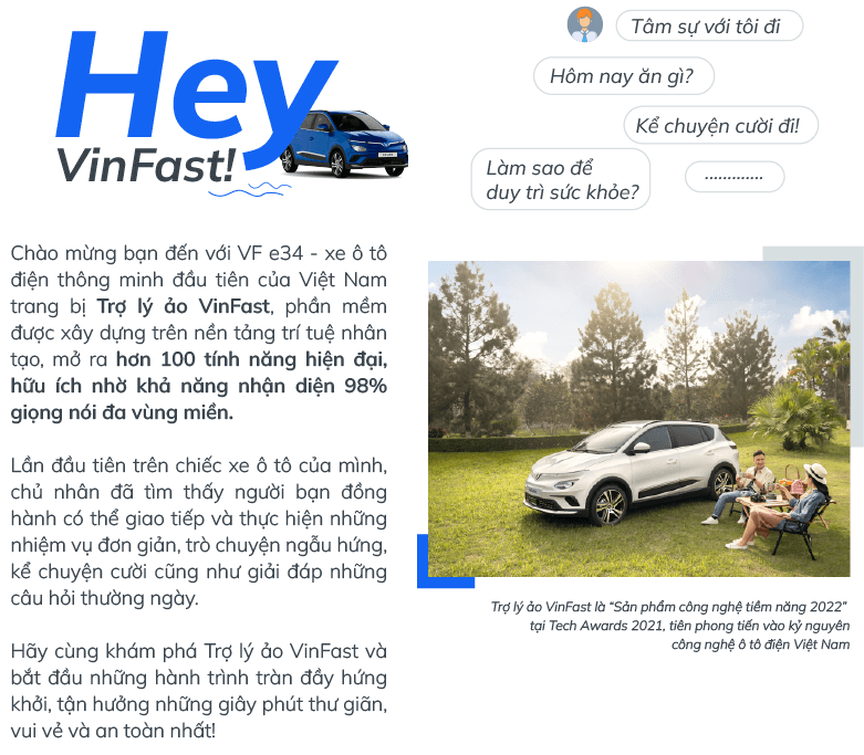 LÀM QUEN VỚI TRỢ LÝ ẢO VINFAST TRÊN Ô TÔ ĐIỆN VF